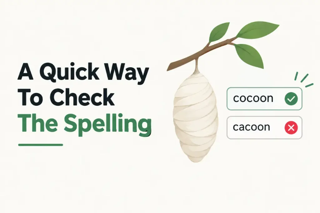 A Quick Way To Check The Spelling