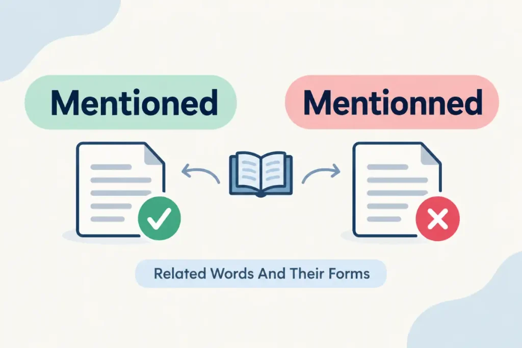 Related Words And Their Forms