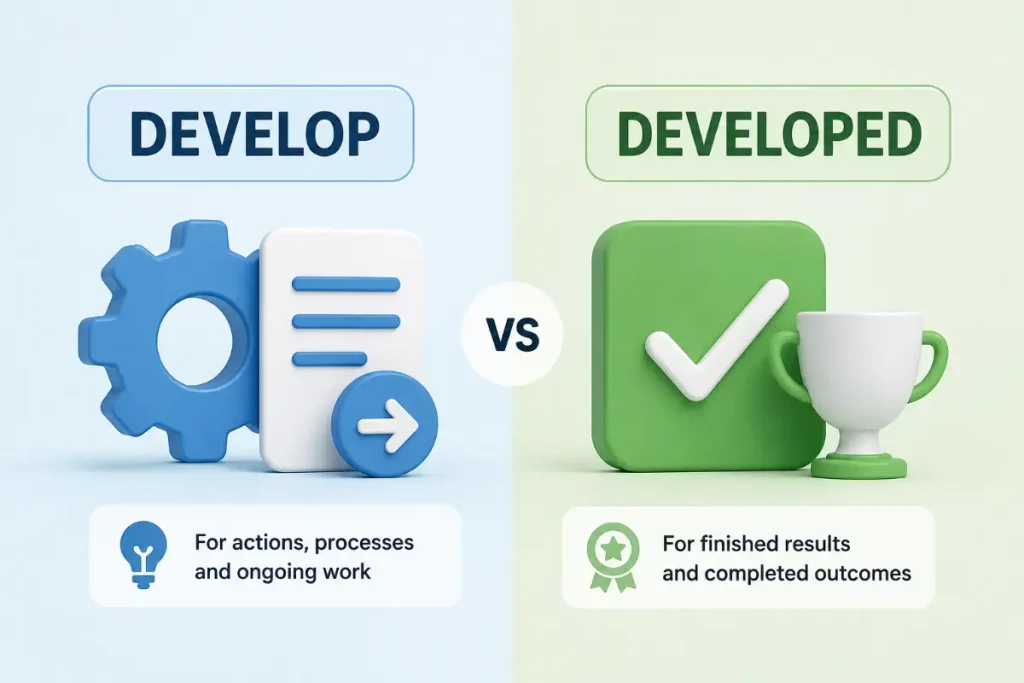 When Develop Is Better Than Developed