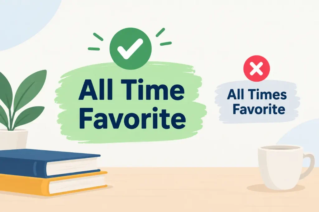 Why All Time Favorite Is Correct