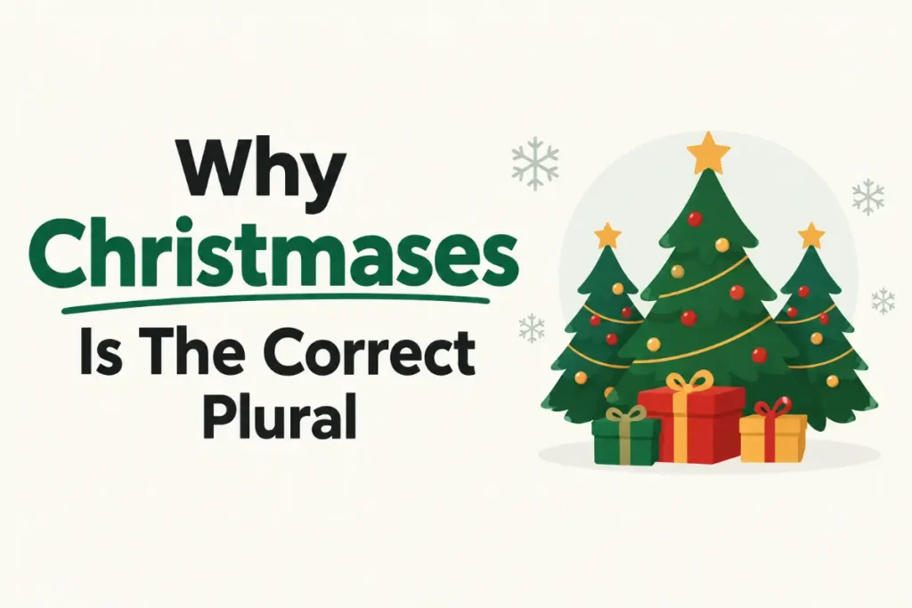 Why Christmases Is The Correct Plural