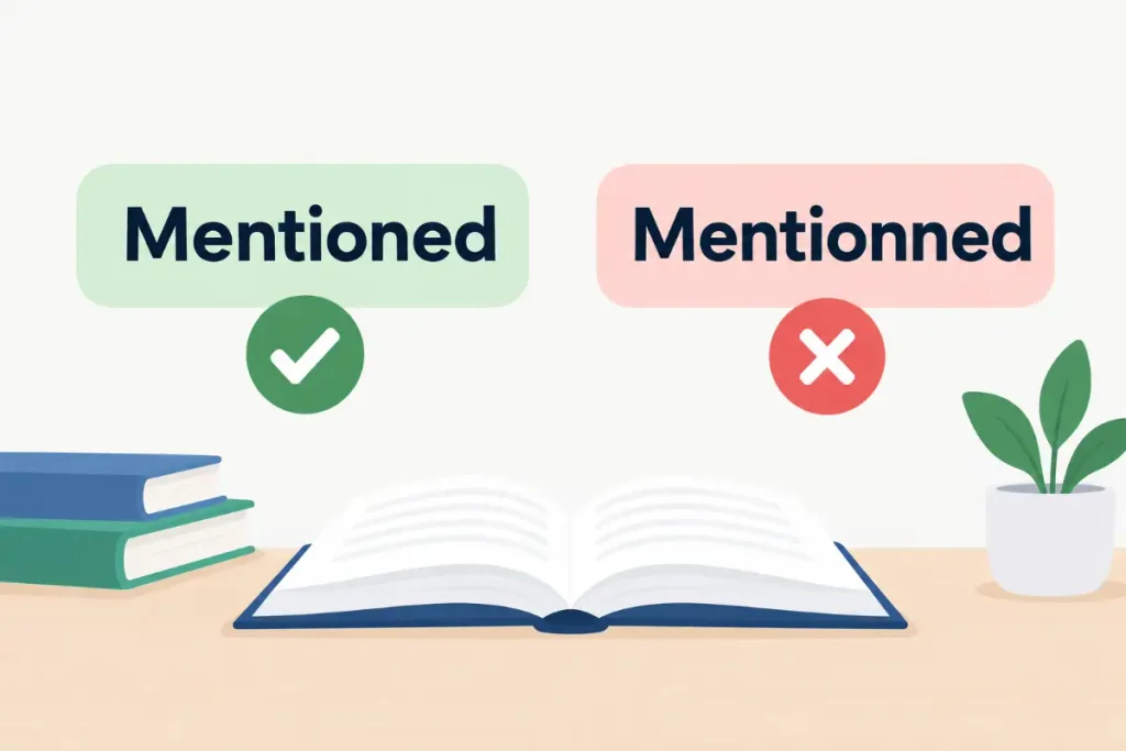 Why The Correct Spelling Is Mentioned